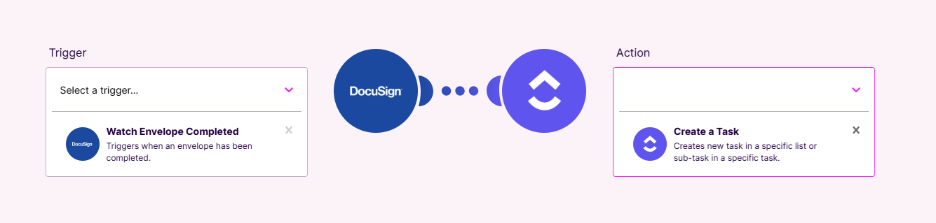 DocuSign Integration with ClickUp