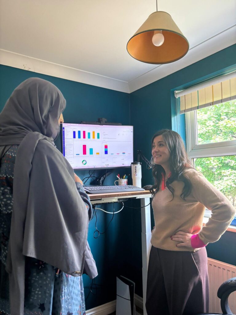 Luton MP Visit to Hina Sohrab